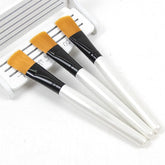 Wholesale Mask Brush White Handle Transparent Soft Hair Beauty Tools Makeup.